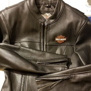 Women's Harley Davidson Leather Coat Small